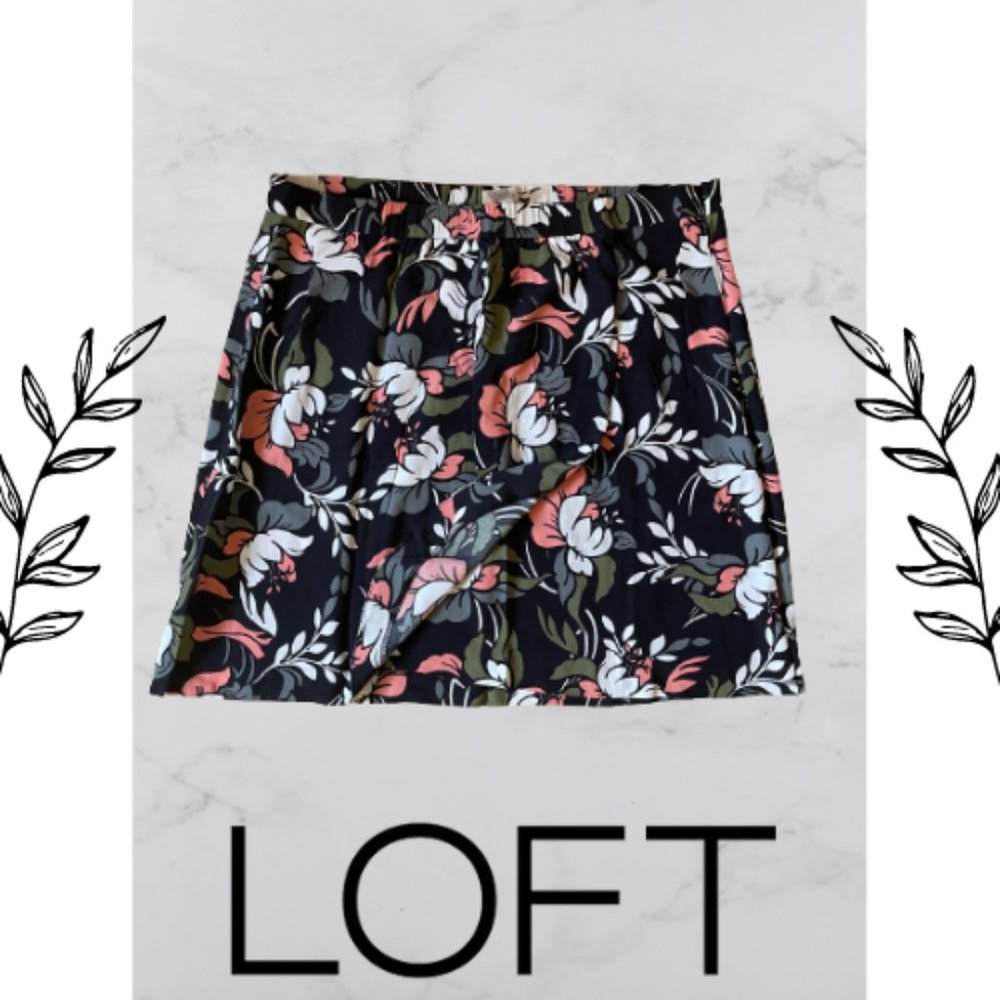NWOT Black Summer Skirt | LOFT